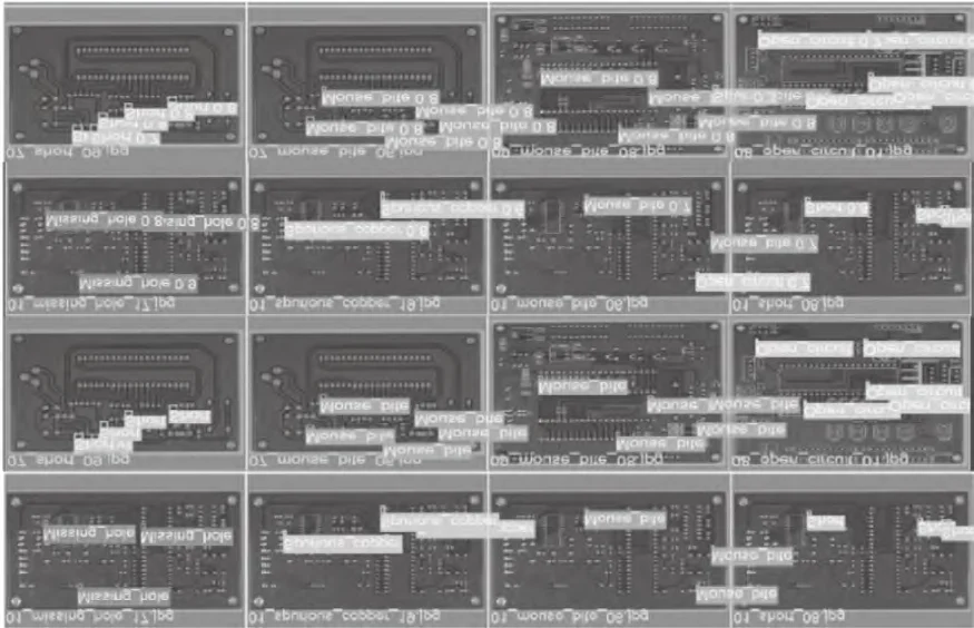 Figure 12. Comparison between correctly labeled defect images and predicted defect images Figure 12. Comparison between correctly labeled defect images and predicted defect images