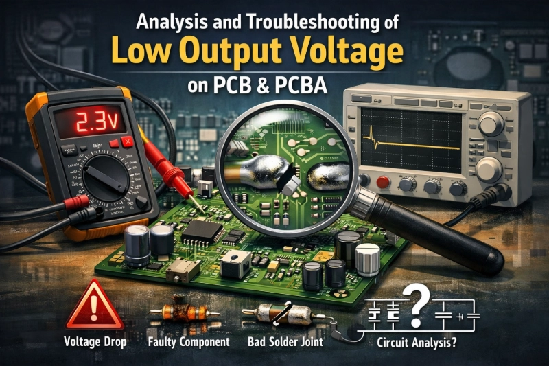 Low Output Voltage on PCB&PCBA